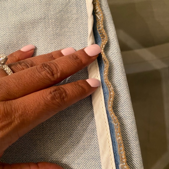 HELMUT LANG REVERSED DENIM MINI SKIRT 26 - Picture 9 of 14